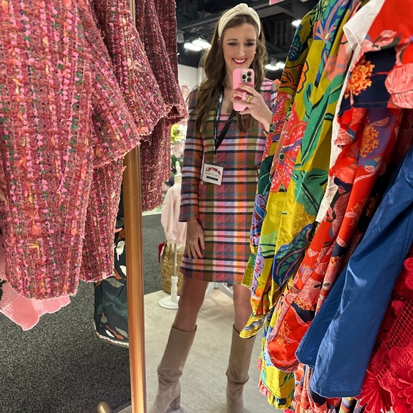 Taylor Tillman Dresses & Skirts - Colorful Plaid Dress